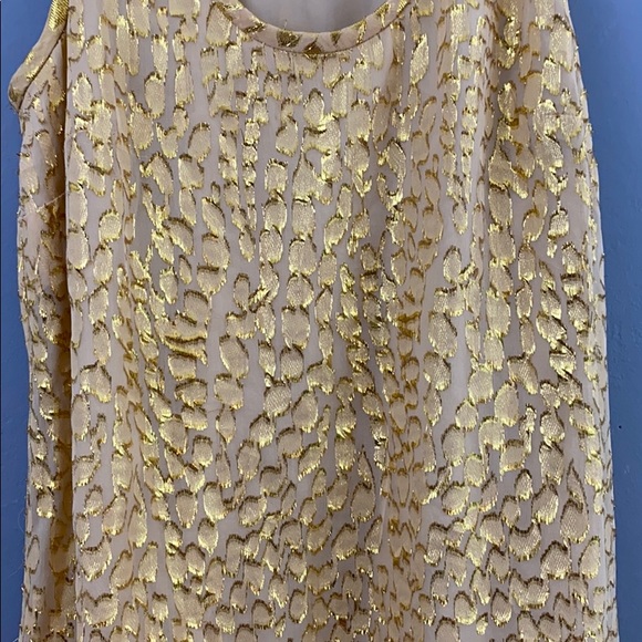 Lilly Pulitzer Gold Snakeskin Mini Small - Picture 2 of 6